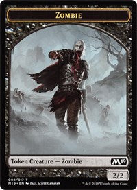 Zombie // Thopter Double-sided Token (Game Night) [Core Set 2019 Tokens] | Amazing Games TCG