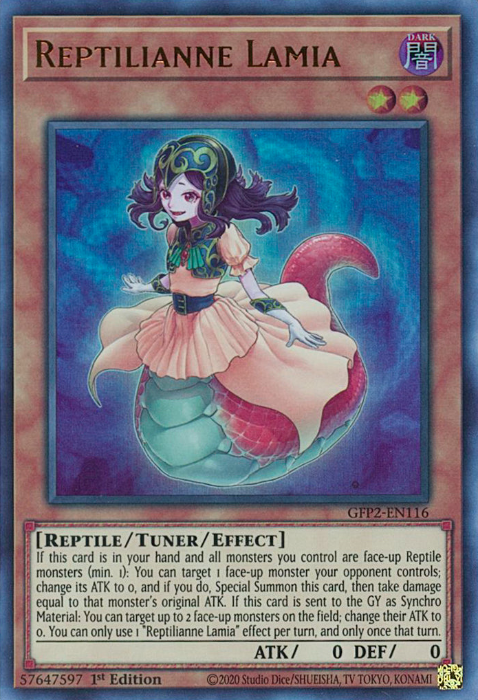 Reptilianne Lamia [GFP2-EN116] Ultra Rare | Amazing Games TCG