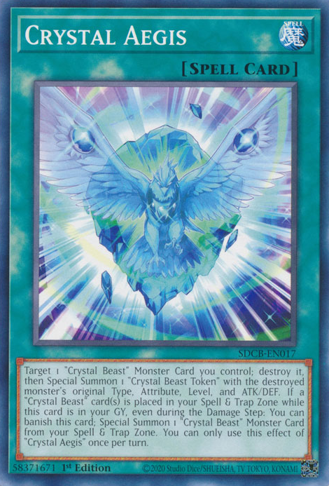 Crystal Aegis [SDCB-EN017] Common | Amazing Games TCG