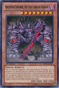 Archfiend Emperor, the First Lord of Horror [Judgment of the Light] [JOTL-EN031] | Amazing Games TCG