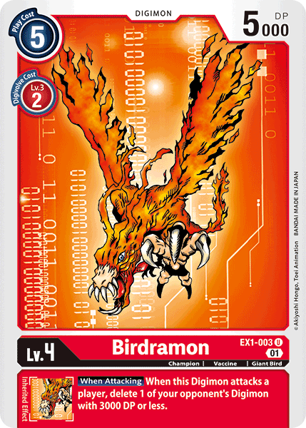 Birdramon [EX1-003] [Classic Collection] | Amazing Games TCG