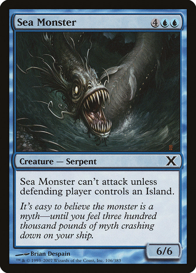 Sea Monster [Tenth Edition] | Amazing Games TCG