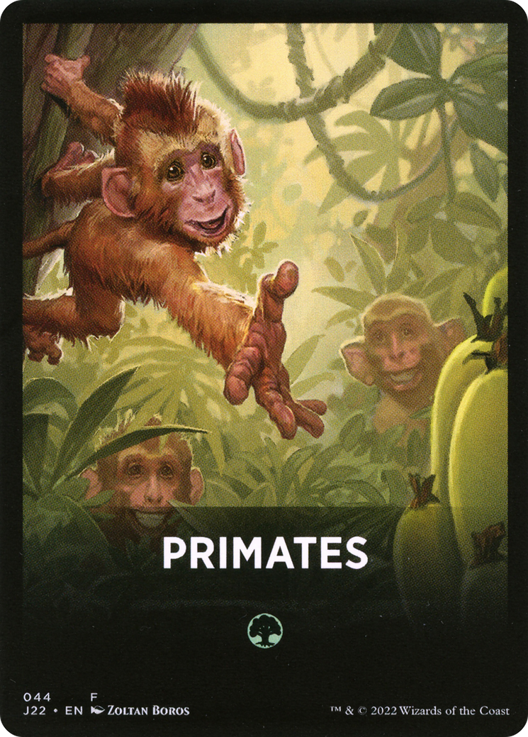 Primates Theme Card [Jumpstart 2022 Front Cards] | Amazing Games TCG