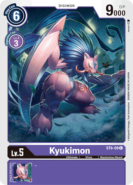 Kyukimon [ST6-09] [Starter Deck: Venomous Violet] | Amazing Games TCG