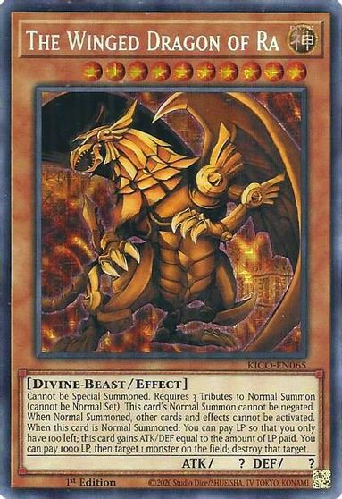 The Winged Dragon of Ra [KICO-EN065] Secret Pharaoh’s Rare | Amazing Games TCG