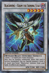 Blackwing - Gram the Shining Star [Yu-Gi-Oh! 5D's Manga Promotional Cards] [YF04-EN001] | Amazing Games TCG