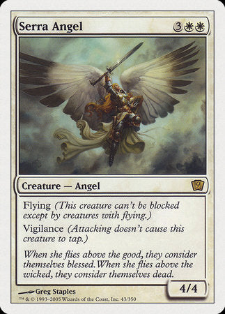 Serra Angel [Ninth Edition] | Amazing Games TCG