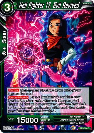 Hell Fighter 17, Evil Revived (BT5-066) [Miraculous Revival] | Amazing Games TCG