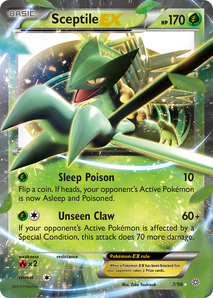 Sceptile EX (7/98) [XY: Ancient Origins] | Amazing Games TCG