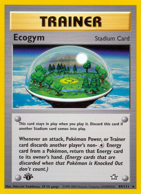 Ecogym (84/111) [Neo Genesis 1st Edition] | Amazing Games TCG