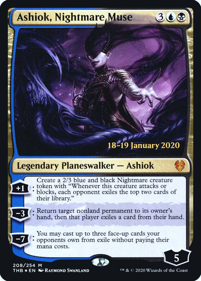 Ashiok, Nightmare Muse [Theros Beyond Death Prerelease Promos] | Amazing Games TCG