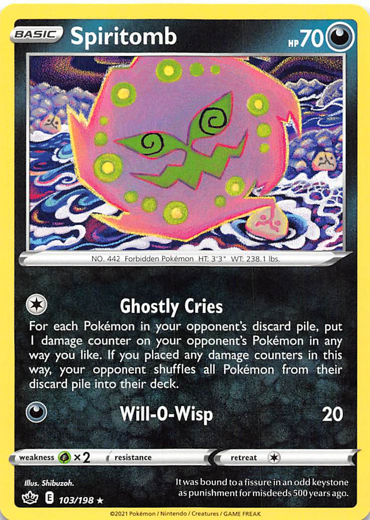 Spiritomb (103/198) [Sword & Shield: Chilling Reign] | Amazing Games TCG