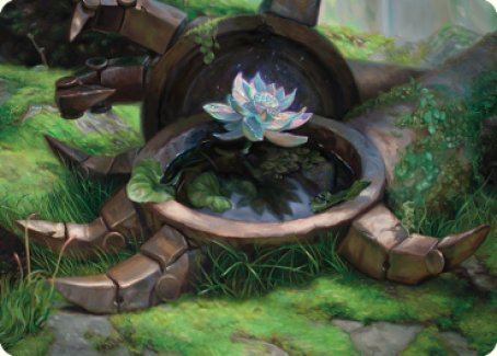 Timeless Lotus Art Card [Dominaria United Art Series] | Amazing Games TCG