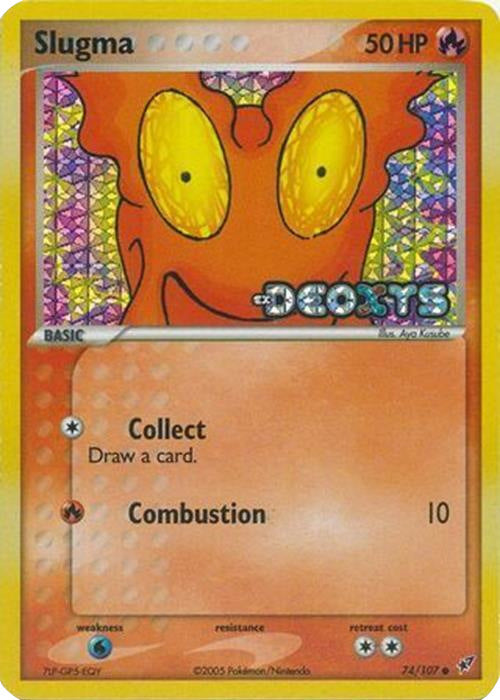 Slugma (74/107) (Stamped) [EX: Deoxys] | Amazing Games TCG