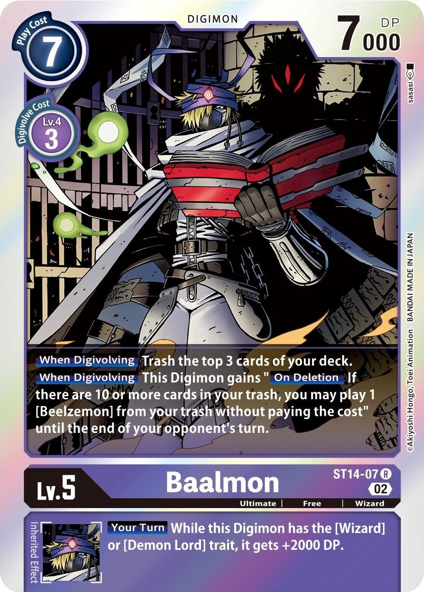 Baalmon [ST14-07] [Starter Deck: Beelzemon Advanced Deck Set] | Amazing Games TCG