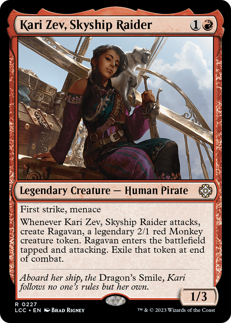 Kari Zev, Skyship Raider [The Lost Caverns of Ixalan Commander] | Amazing Games TCG