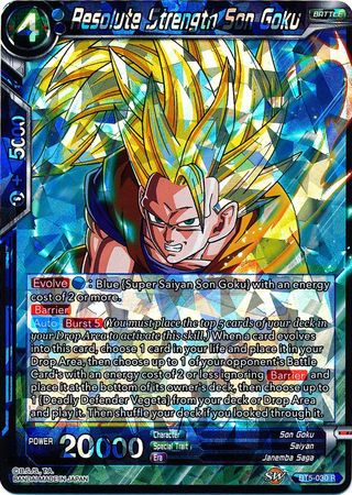 Resolute Strength Son Goku (BT5-030) [Miraculous Revival] | Amazing Games TCG