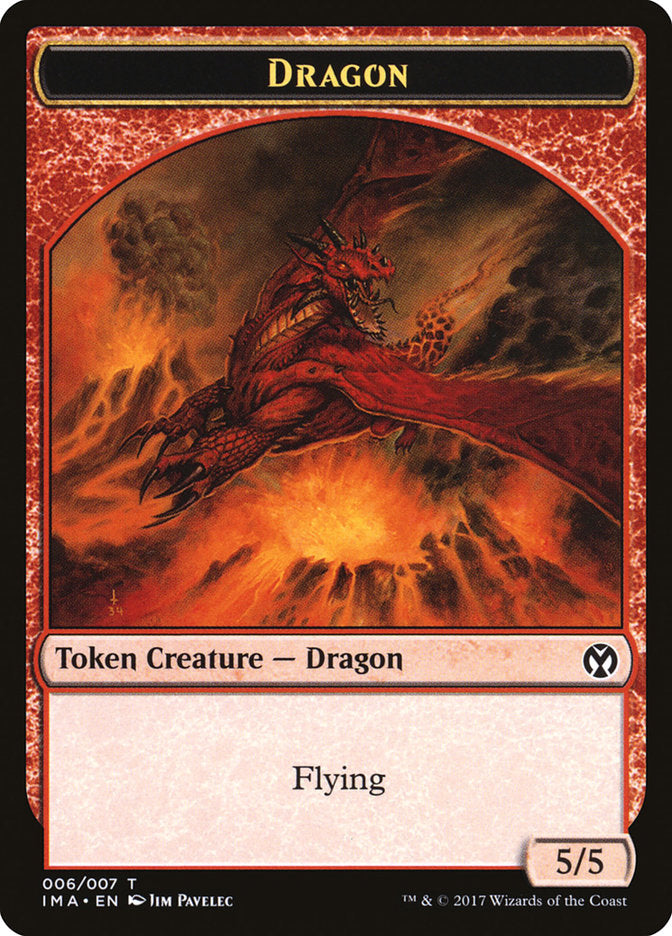 Dragon (006/007) [Iconic Masters Tokens] | Amazing Games TCG