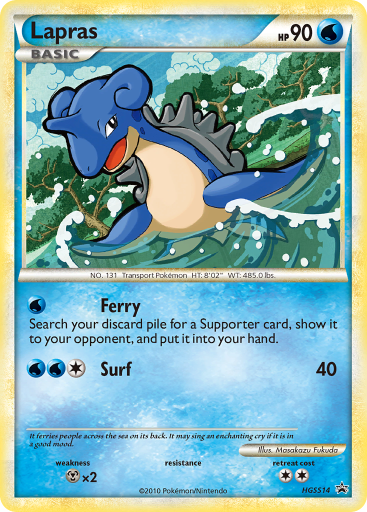 Lapras (HGSS14) [HeartGold & SoulSilver: Black Star Promos] | Amazing Games TCG