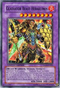 Gladiator Beast Heraklinos [The Duelist Genesis] [TDGS-ENSE2] | Amazing Games TCG