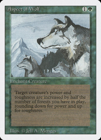 Aspect of Wolf [Revised Edition] | Amazing Games TCG