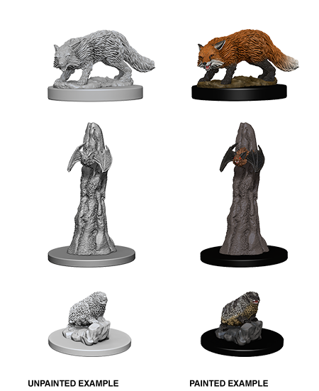 Pathfinder Deep Cuts Unpainted Miniatures: Familiars | Amazing Games TCG