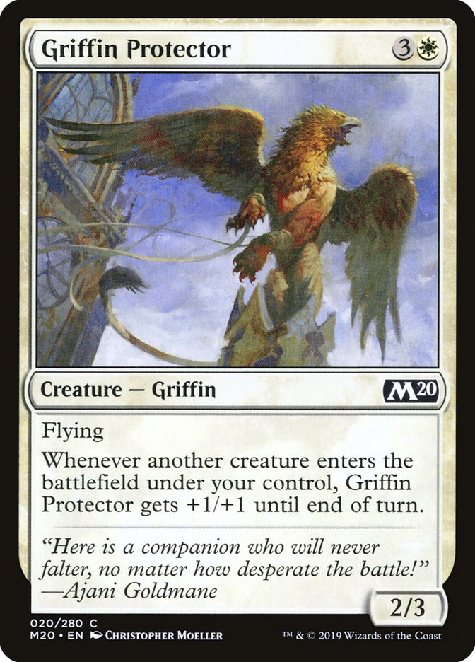 Griffin Protector [Core Set 2020] | Amazing Games TCG