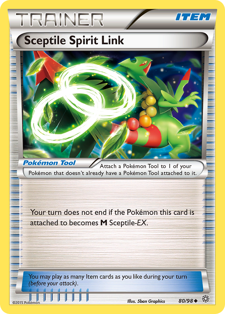 Sceptile Spirit Link (80/98) [XY: Ancient Origins] | Amazing Games TCG