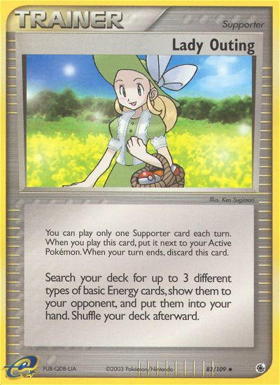 Lady Outing (83/109) [EX: Ruby & Sapphire] | Amazing Games TCG