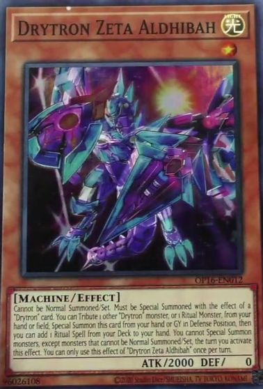 Drytron Zeta Aldhibah [OP16-EN012] Super Rare | Amazing Games TCG