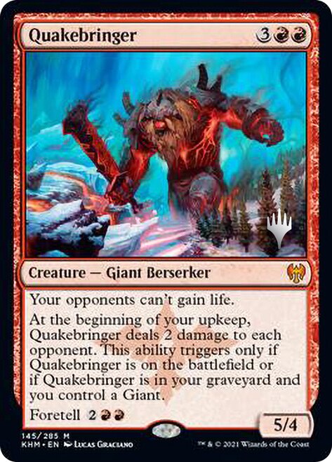 Quakebringer [Kaldheim Promo Pack] | Amazing Games TCG