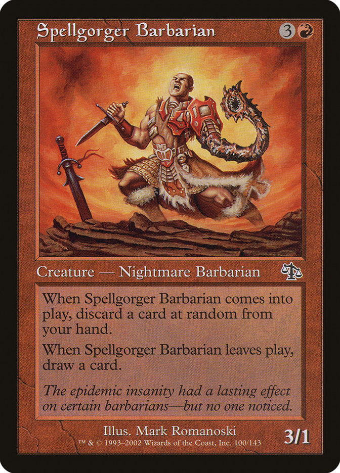 Spellgorger Barbarian [Judgment] | Amazing Games TCG