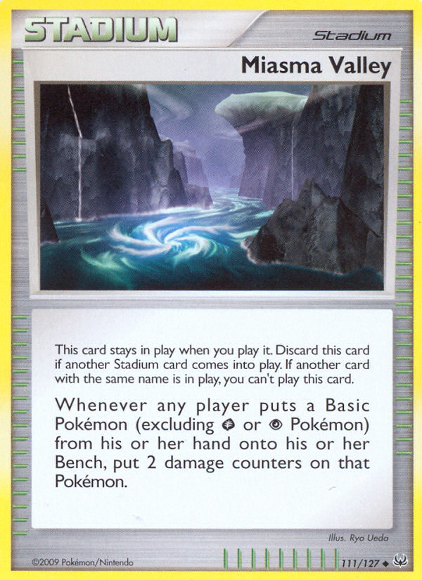 Miasma Valley (111/127) [Platinum: Base Set] | Amazing Games TCG