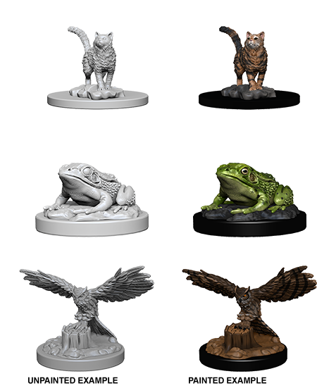 WizKids Deep Cuts Unpainted Miniatures: Familiars | Amazing Games TCG