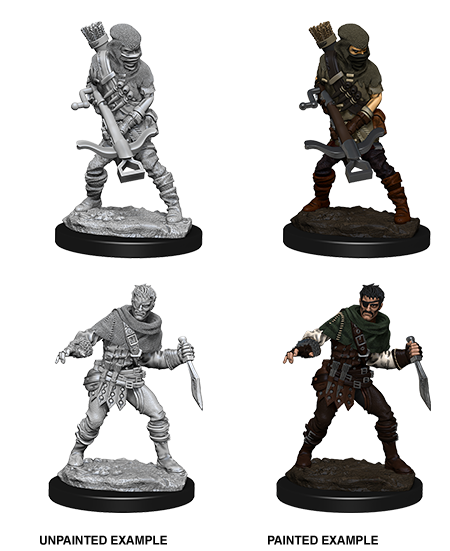 WizKids Deep Cuts Unpainted Miniatures: Bandits | Amazing Games TCG