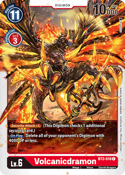 Volcanicdramon [BT2-018] [Release Special Booster Ver.1.0] | Amazing Games TCG