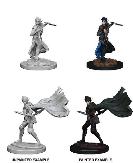 Pathfinder Deep Cuts Unpainted Miniatures: Elf Female Rogue | Amazing Games TCG