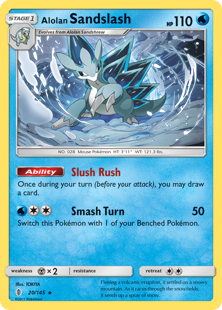 Alolan Sandslash (20/145) [Sun & Moon: Guardians Rising] | Amazing Games TCG