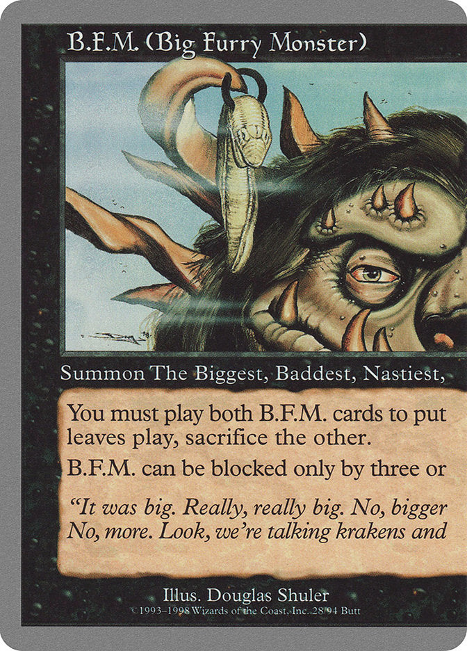 B.F.M. (Big Furry Monster) (28/94) [Unglued] | Amazing Games TCG