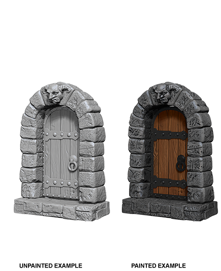 WizKids Deep Cuts Unpainted Miniatures: Doors | Amazing Games TCG