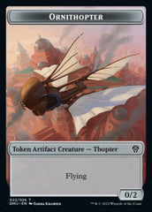 Bird (002) // Ornithopter Double-sided Token [Dominaria United Tokens] | Amazing Games TCG
