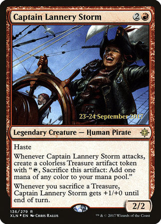 Captain Lannery Storm [Ixalan Promos] | Amazing Games TCG