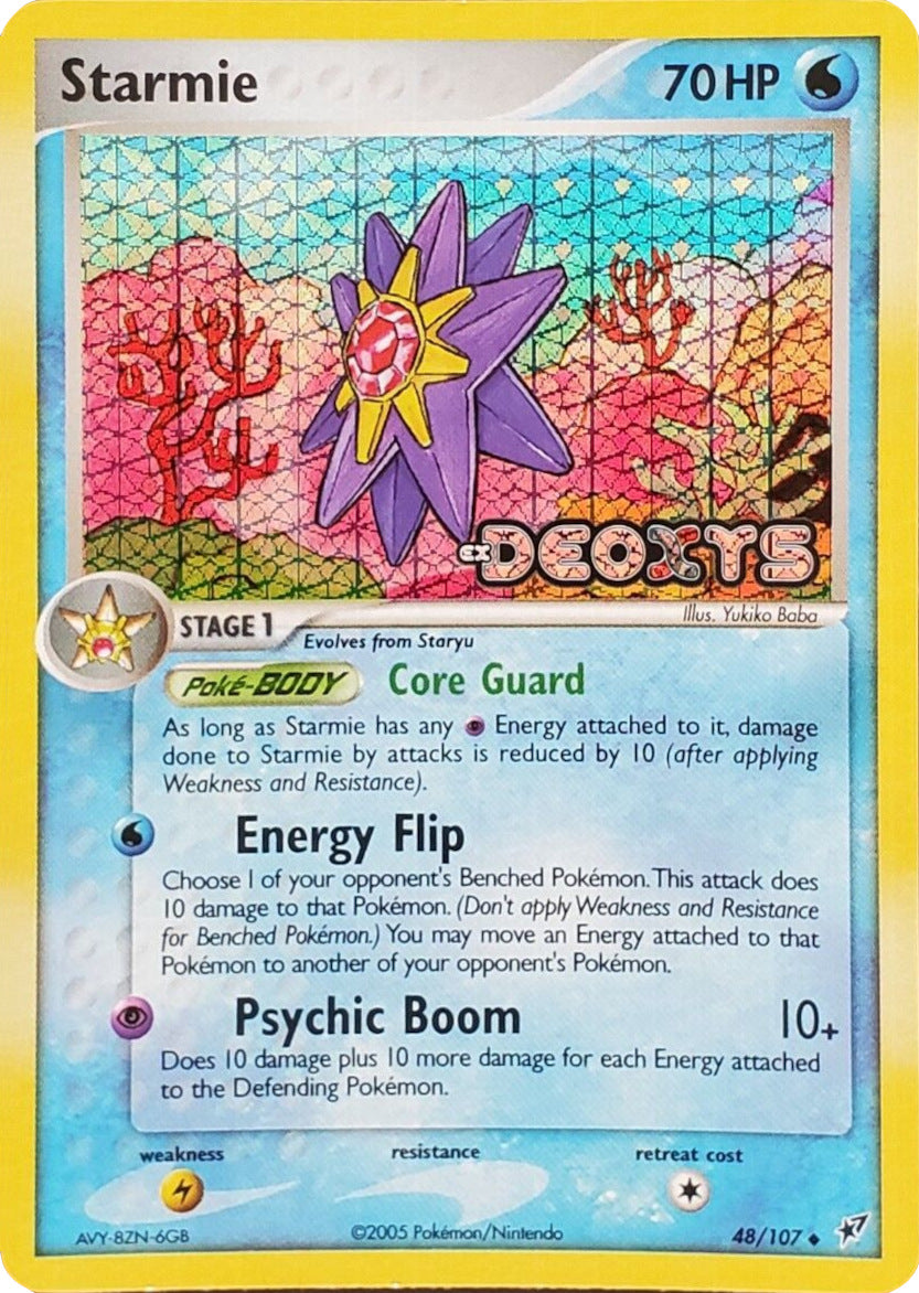 Starmie (48/107) (Stamped) [EX: Deoxys] | Amazing Games TCG