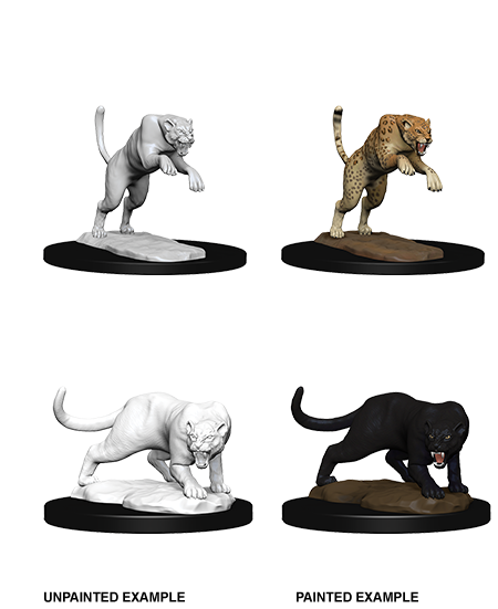 D&D Nolzur's Marvelous Miniatures: Panther & Leopard | Amazing Games TCG