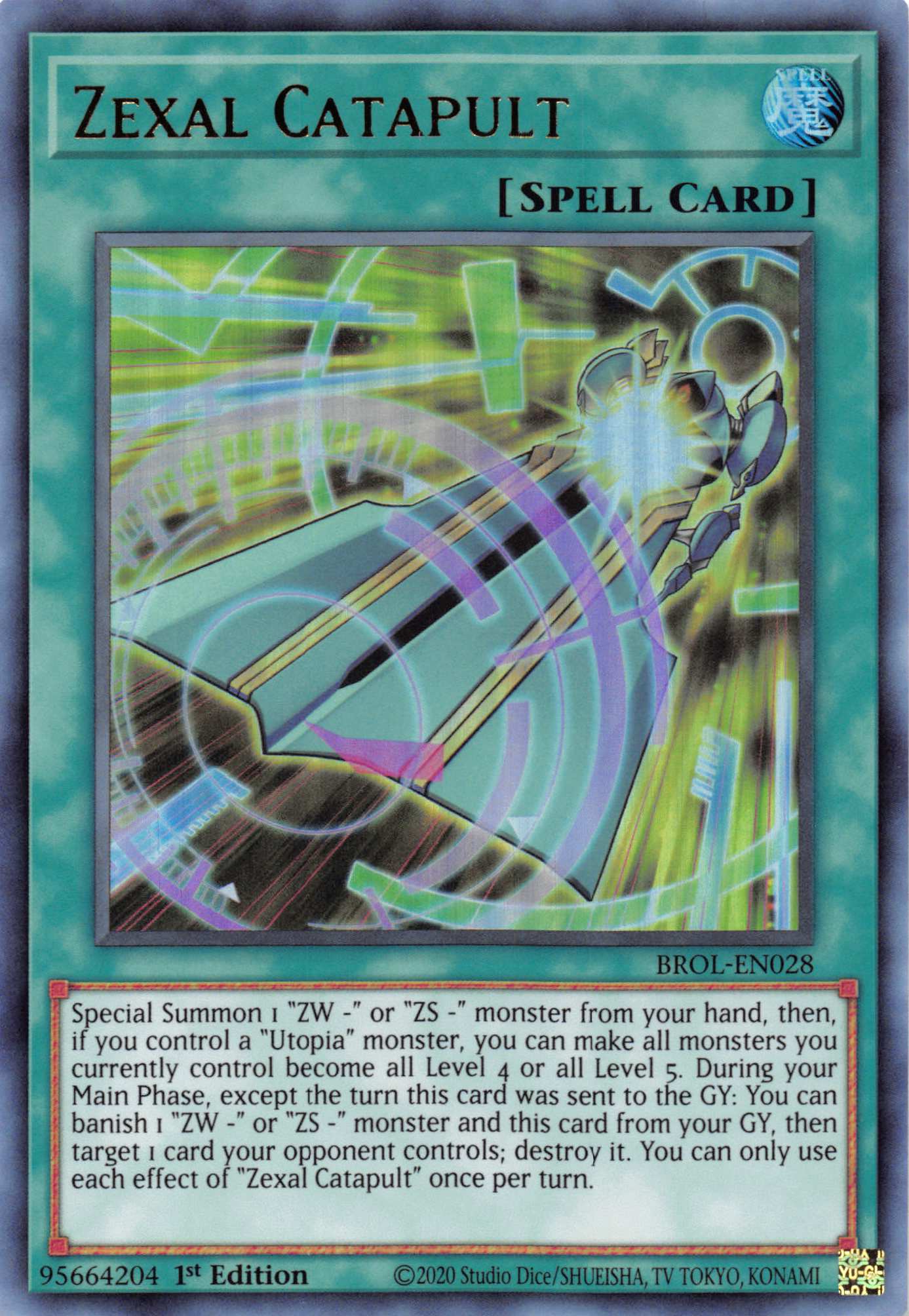 Zexal Catapult [BROL-EN028] Ultra Rare | Amazing Games TCG