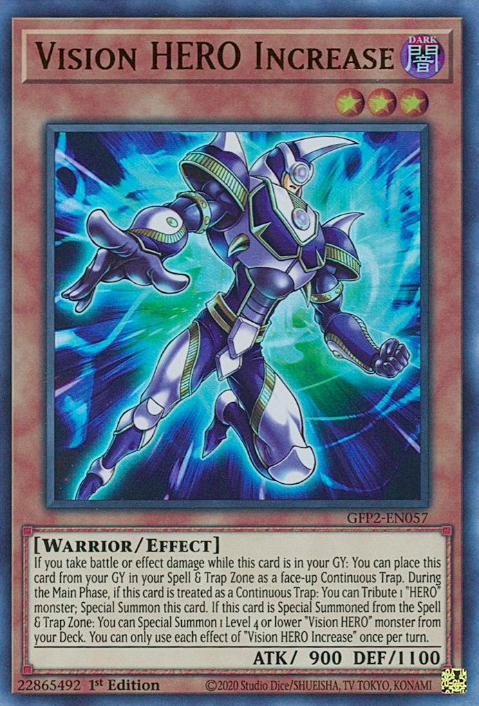 Vision HERO Increase [GFP2-EN057] Ultra Rare | Amazing Games TCG