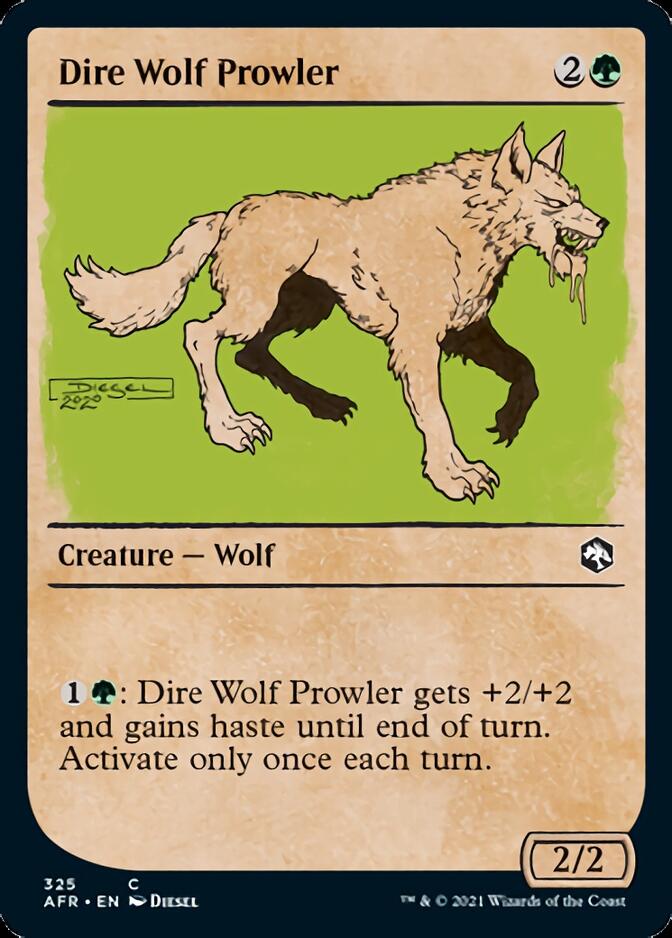 Dire Wolf Prowler (Showcase) [Dungeons & Dragons: Adventures in the Forgotten Realms] | Amazing Games TCG