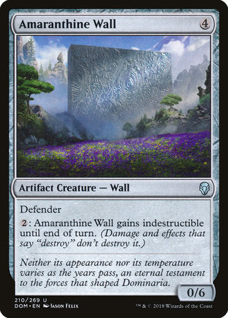 Amaranthine Wall [Dominaria] | Amazing Games TCG