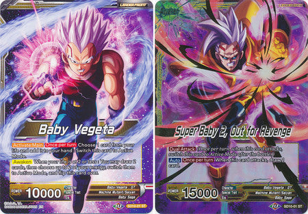 Baby Vegeta // Super Baby 2, Out for Revenge (Starter Deck Exclusive) (SD10-01) [Malicious Machinations] | Amazing Games TCG