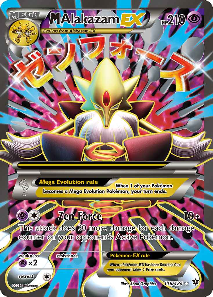 M Alakazam EX (118/124) [XY: Fates Collide] | Amazing Games TCG